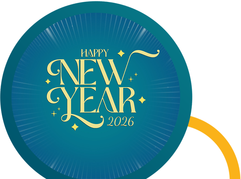ہم آپ کے لیے صحت، خوشی اور کامیابی سے بھرے نئے سال کی نیک تمنائیں کرتے ہیں۔